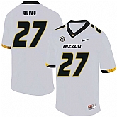 Missouri Tigers 27 Brock Olivo White Nike College Football Jersey Dzhi,baseball caps,new era cap wholesale,wholesale hats